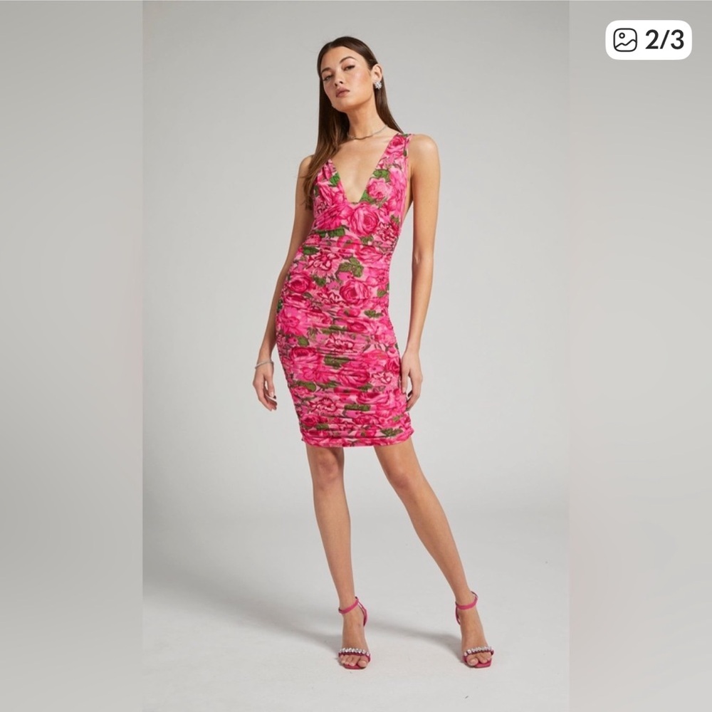Generation Love Vibrant Pink Backless Dress